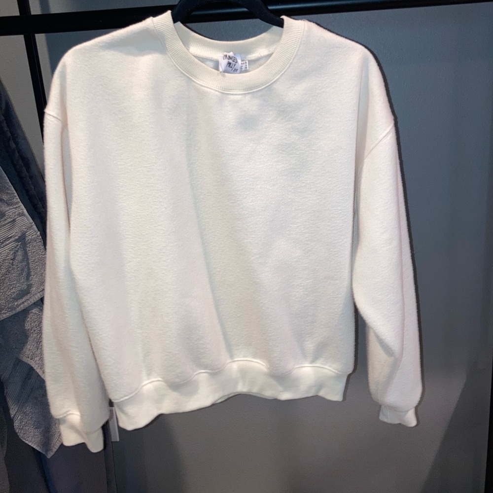 Princess Polly cream crew neck
